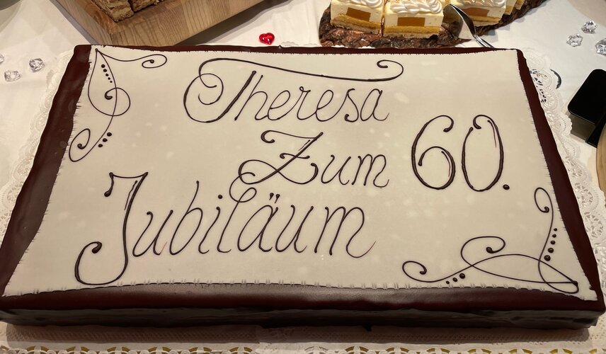 Wellnesshotel Theresa I 60 Jahre Jubiläum I Geburtstagstorte