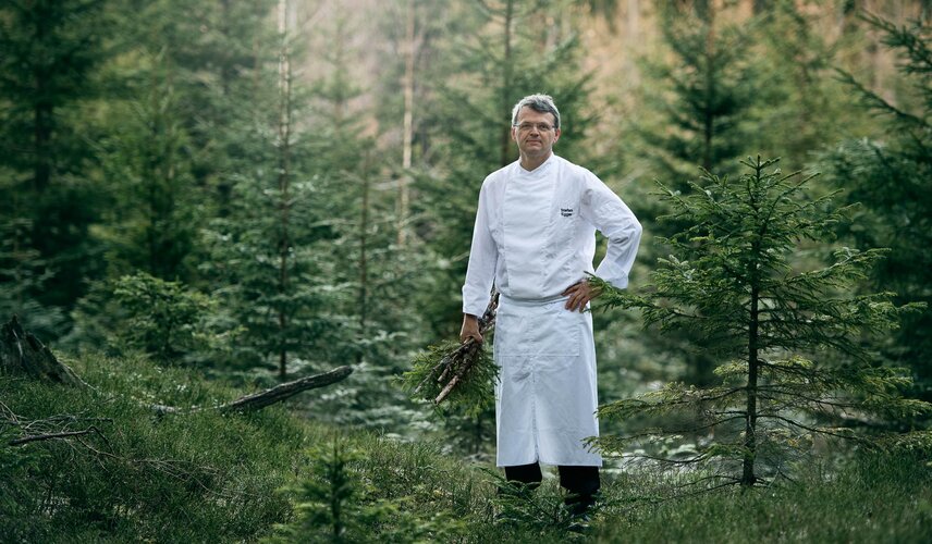 Gastgeber Stefan Egger im Wald Hotel Theresa